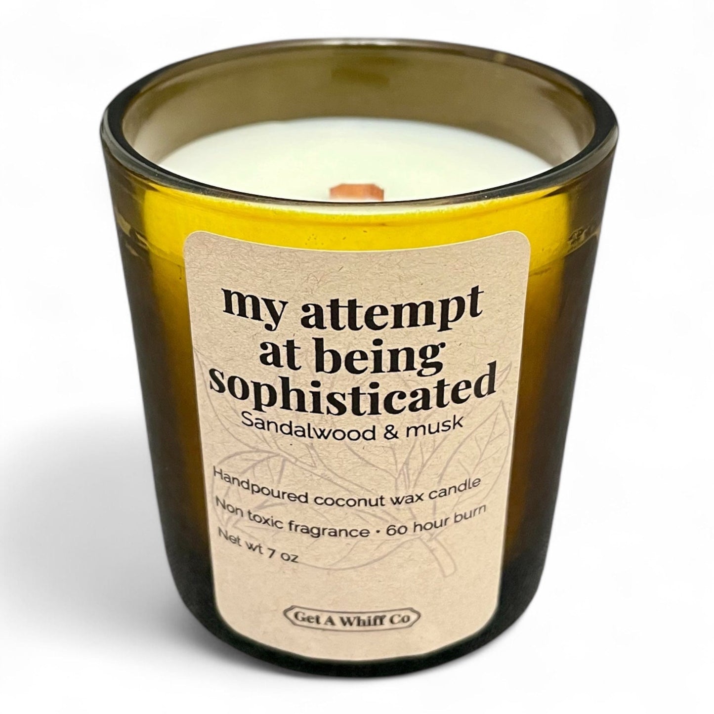Amber Candles ~ Choose Your Scent