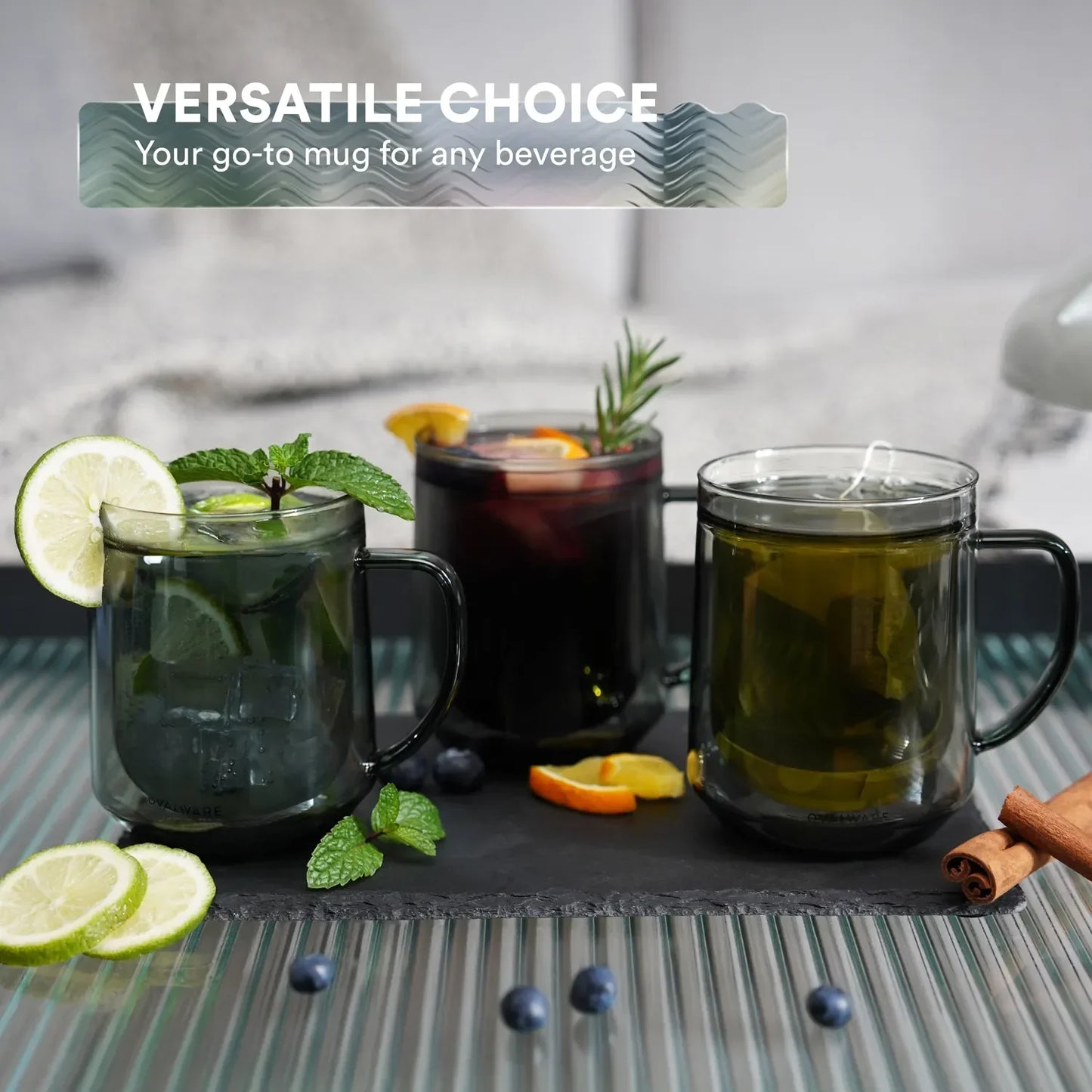 Double Wall Mug 17oz (Set of 2)