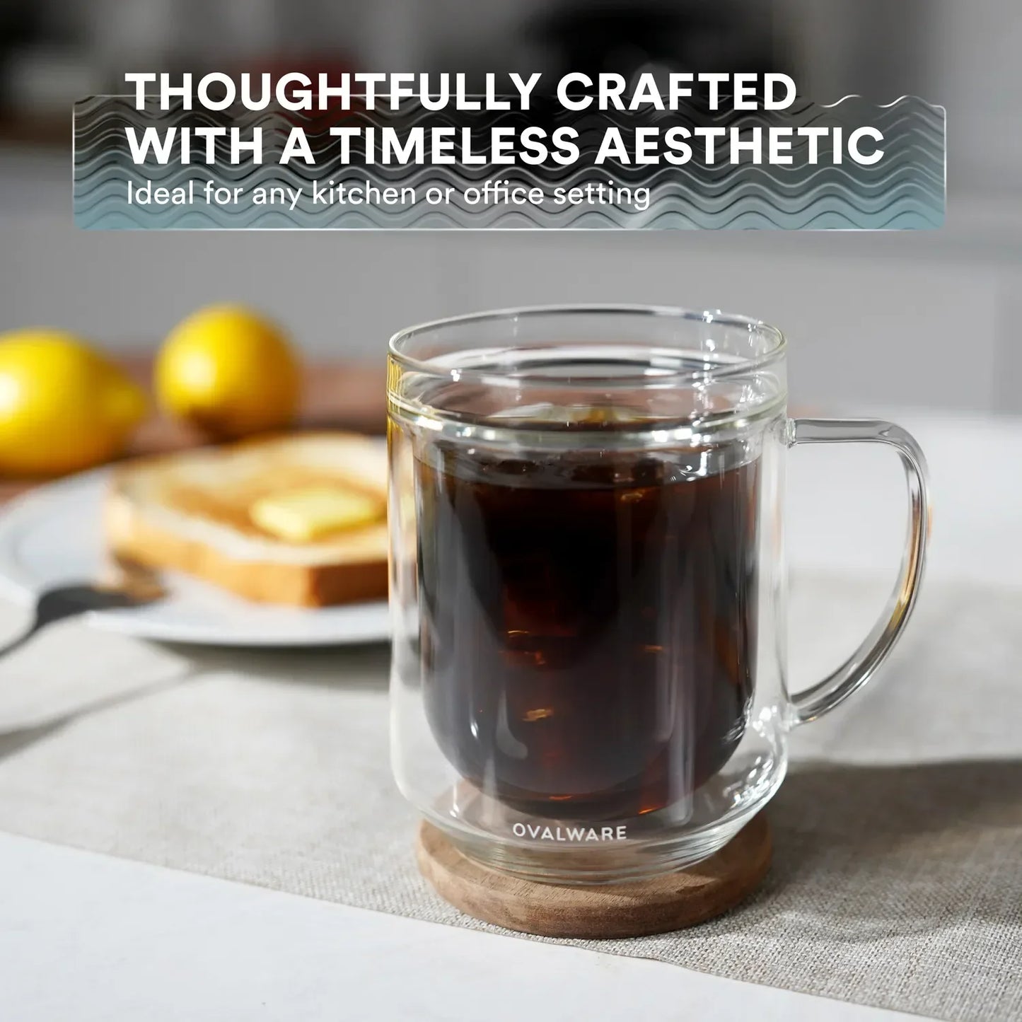 Double Wall Mug 17oz (Set of 2)